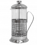 Чайник/кофейник (кофе-пресс) "Клетка" B511-800ML (сталь)