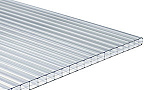 Сотовый поликарбонат 2100*6000*2,5 мм прозрачный, (4,16 кг)