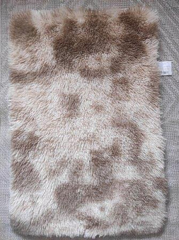 Ковер Fleece shaggy Tie-dyed carpet T4 1,6*2,3м бежевый